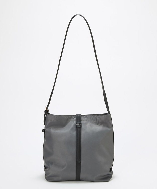 TOPKAPI 【TREASURE TOPKAPI】ナイロン センターベルト 2way ショルダーバッグ　軽量 / 肩掛け ミディアムグレー