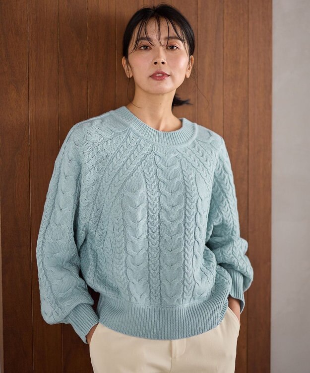 ANY L ソフトタッチケーブル２ＷＡＹニット ミント