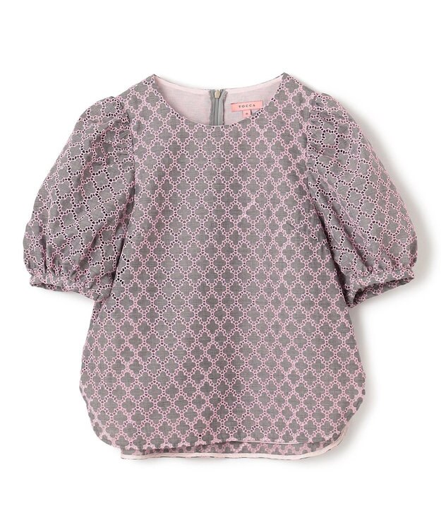 TOCCA 【消臭】CODE MESSAGE ブラウス グレー系7