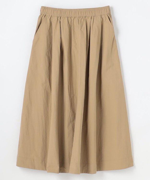 ANY L 【2SET】バイカラーポロニット×スカートセット ライトグレー×ベージュ