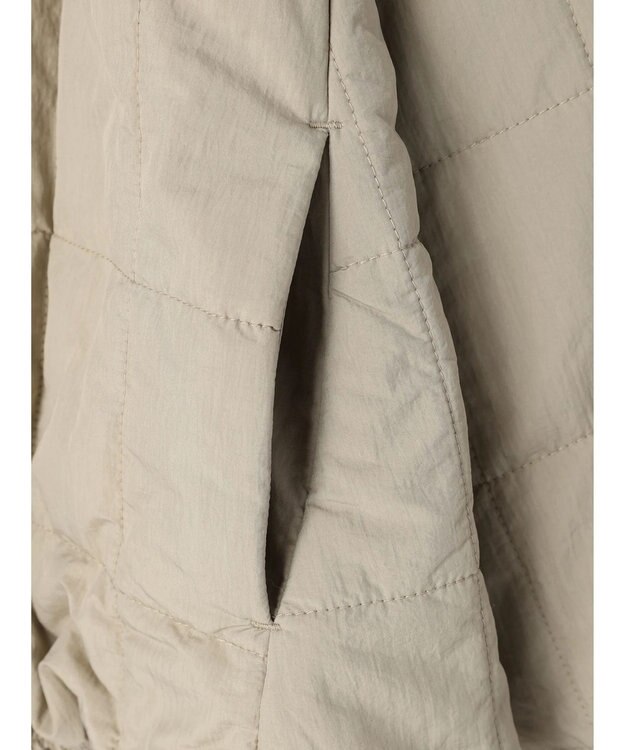 CRAFT STANDARD BOUTIQUE 蓄熱 スクエアキルトブルゾン Beige