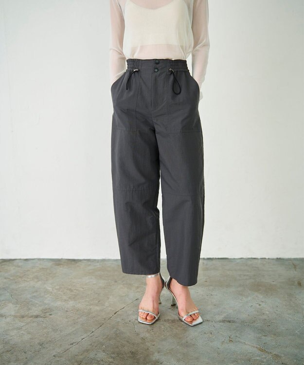 GRACE CONTINENTAL ライトイージーパンツ グレー