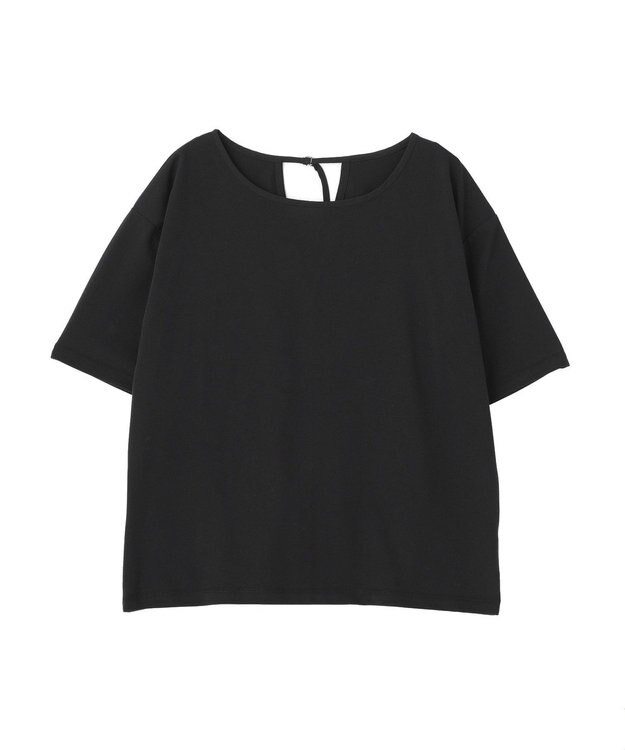 earth music&ecology バックデザインカットプルオーバー Black