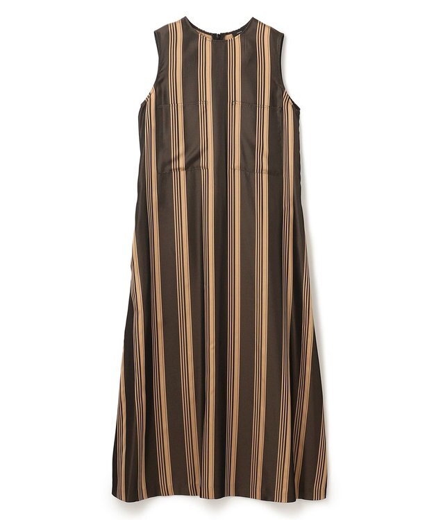 JOSEPH ビッグストライプ　ドレス Beige/black