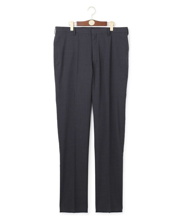 J.PRESS MEN 【KING SIZE】【洗える / 高通気性 / ストレッチ性 / 防シワ】プレーンウィーブ スラックス / ノータック グレー系