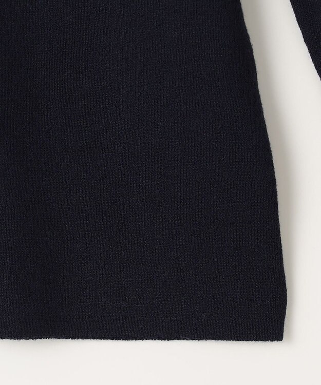 ANY SIS 【洗える】フレアディテール ニット ネイビー