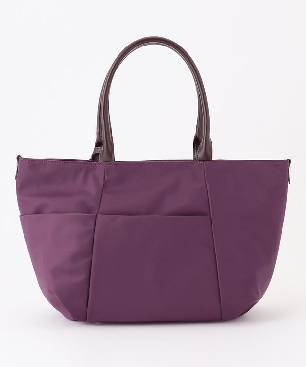 J.PRESS LADIES 【WEB限定カラーあり・A4サイズ収納可】 ナイロン トート バッグ パープル系