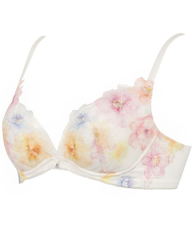 WACOAL 【夏めくブラ】 ブラジャー メッシュ素材(カップ) 吸汗速乾(肌側カップサイド・パッド受け・ワイヤーループ) 背中すっきり レディース BRB465 /ワコール ロマンピンク