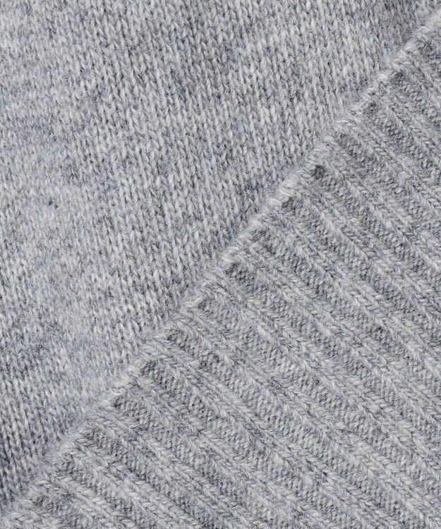 J.PRESS LADIES L FAIR ISLE ニット カーディガン グレー系