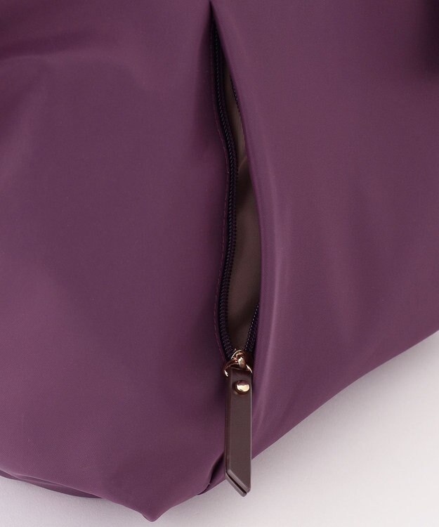 J.PRESS LADIES 【WEB限定カラーあり・A4サイズ収納可】 ナイロン トート バッグ パープル系