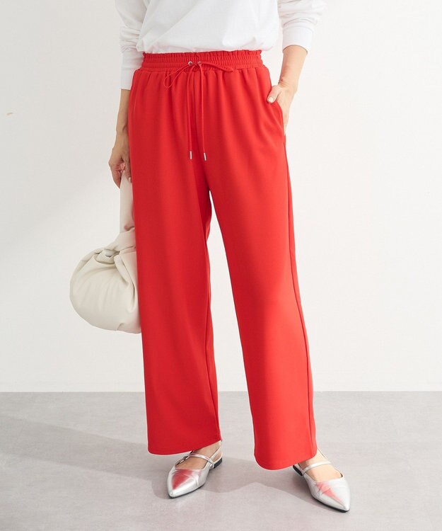 Green Parks カラーイージーパンツ Red