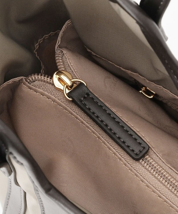 LA BAGAGERIE リサイクルレザー　フラップトート グレージュ