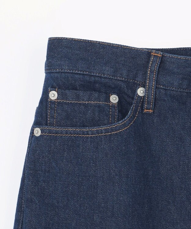 NAVE 【Nave　洗える】デニム ワイドパンツ ネイビー系