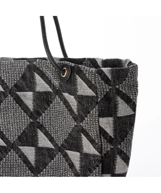 UNBILLION cachecache 加工デニムトートバッグ ブラック