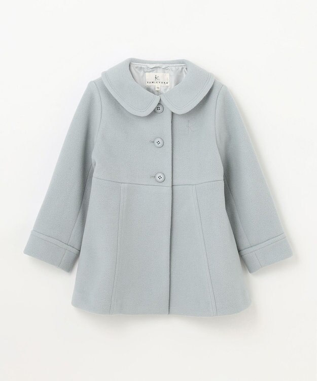 組曲 KIDS 【110-140㎝】フェイクウール コート ライトグレー系
