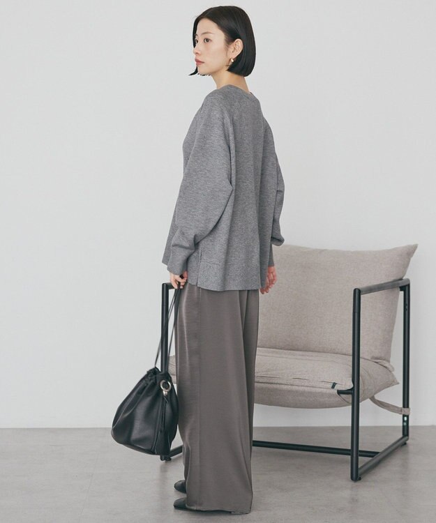 AMERICAN HOLIC バイパチカフタンラグランニットプルオーバー Light Gray Mixture