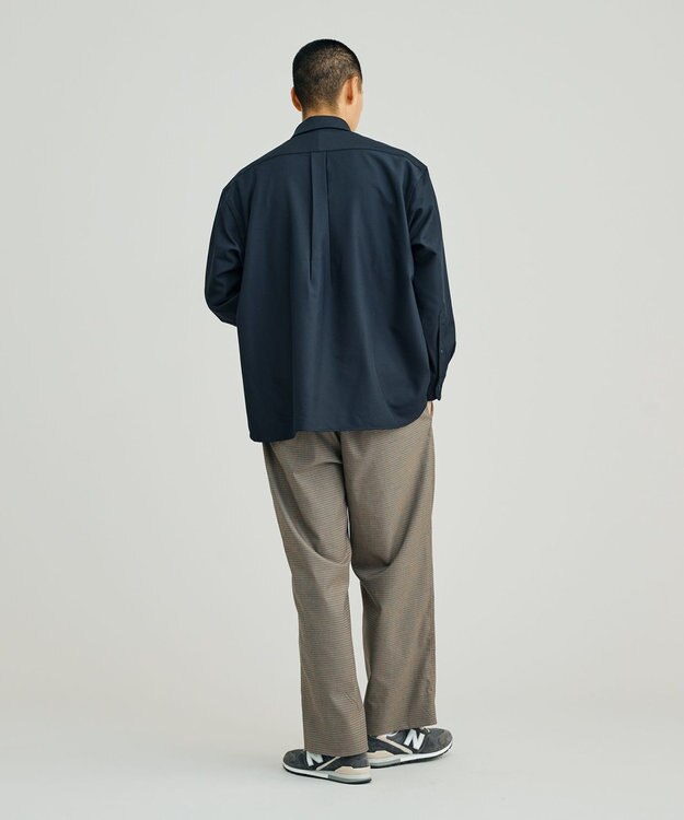 J.PRESS YORK STREET 【UNISEX】2WAY 羽織シャツ ネイビー系