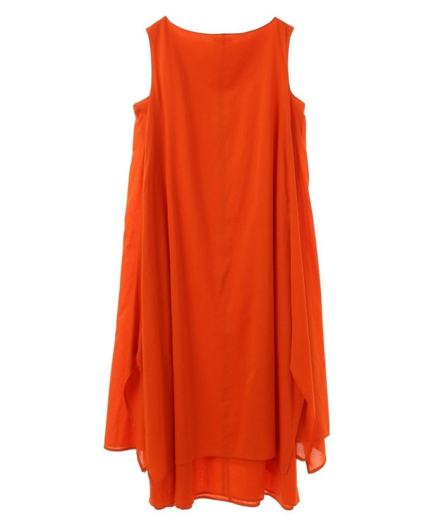 CRAFT STANDARD BOUTIQUE インド綿混フレアワンピース Orange