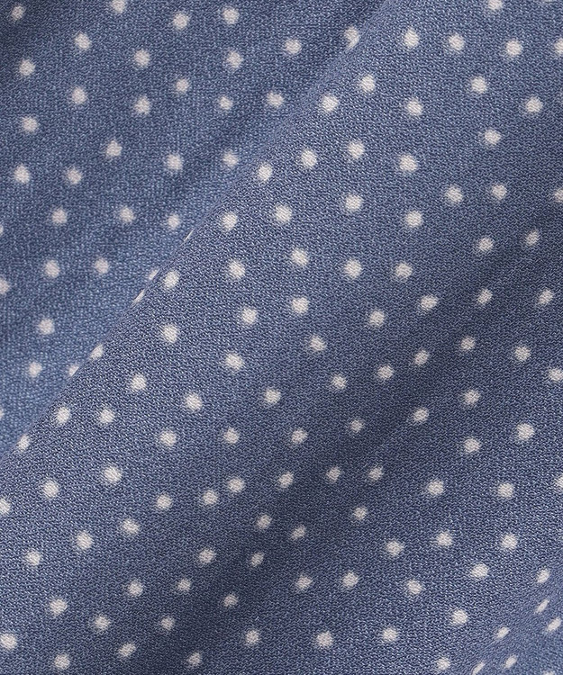 ANY SIS 【ベルト付き】ミニドット ノースリーブワンピース ダルブルードット