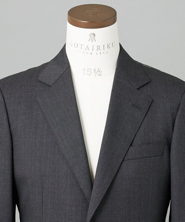 GOTAIRIKU シワになりにくい【御幸毛織/みゆきけおり】DRY SPINNER(ドライスピナー)スーツ（グレー） グレー系8