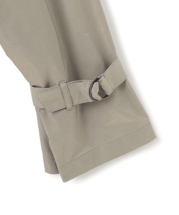 ICB 【撥水加工】メモリーストレッチタフタ トレンチコート カーキ系