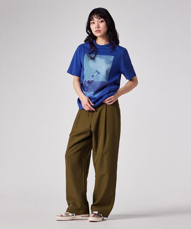 Paul Smith Paul Smith Loves Barbour Scoop Tシャツ ブルー