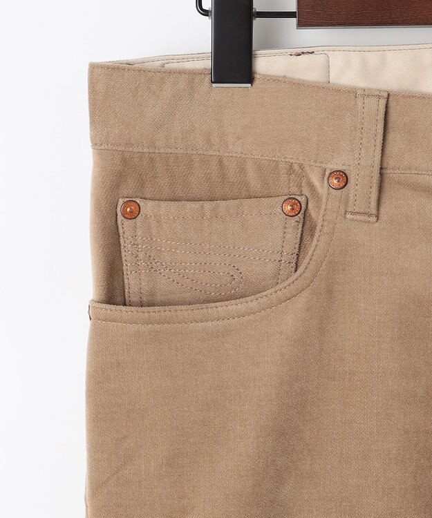 JOSEPH ABBOUD 【洗える・速乾/ストレッチ/フリースタッチ】ソフトコール パンツ ベージュ系