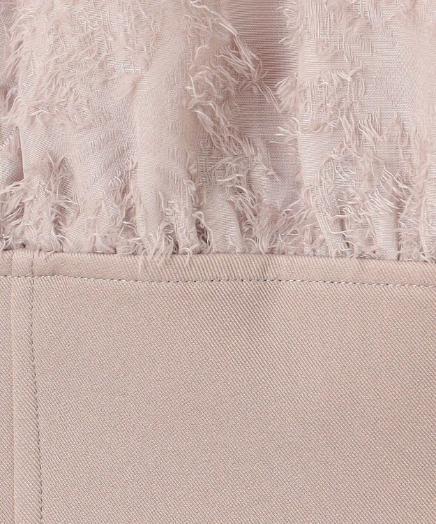 Feroux 【尾﨑真衣さんコラボ商品】コルセットデザイン 綺麗シルエットワンピース ピンクベージュ系