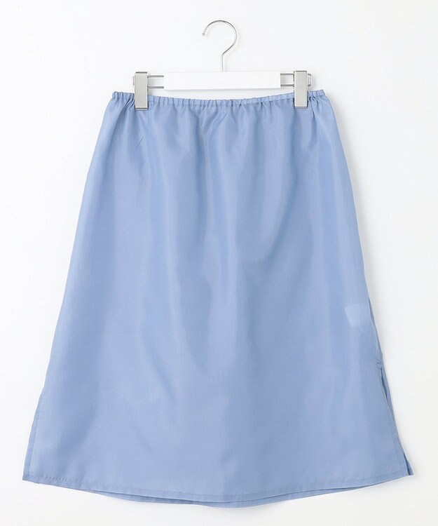 Feroux フラワープリントドロスト ワンピース ライトブルー