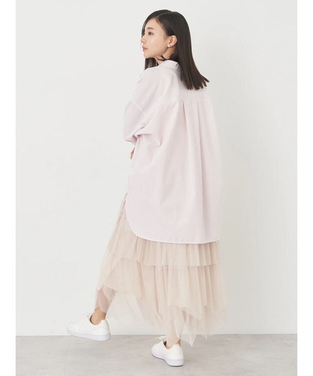 earth music&ecology サッカーレギュラーシャツ Pink