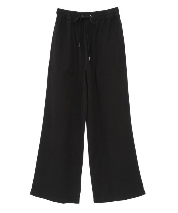 AMERICAN HOLIC 【接触冷感】ベイカーリラックスパンツ Black