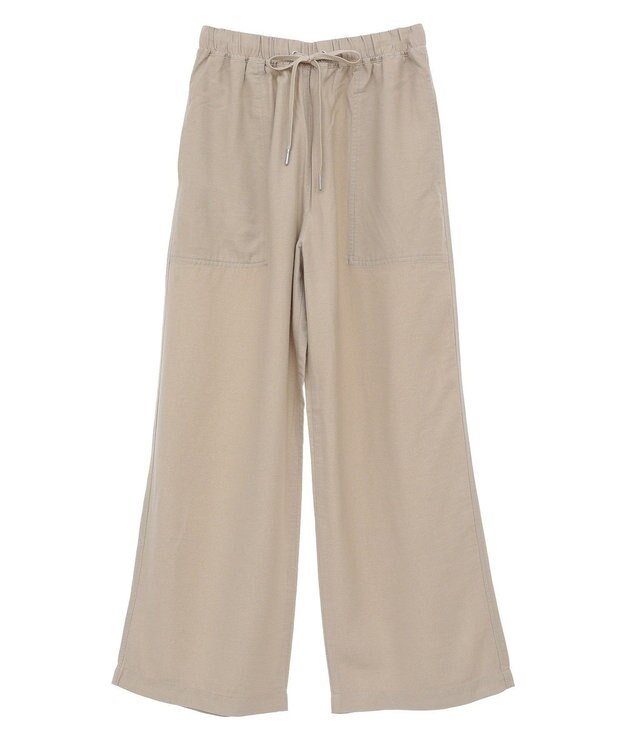 AMERICAN HOLIC 【接触冷感】ベイカーリラックスパンツ Beige