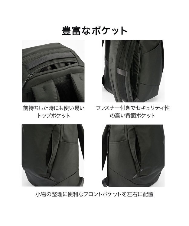 ACE BAGS & LUGGAGE ace. シルパック ビジネスリュック  B4サイズ 15.6インチPC収納 軽量 68883 エース ブラック
