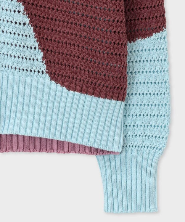 Paul Smith 【洗える】インターシャ ライン カーディガン マルチ