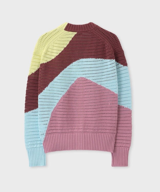 Paul Smith 【洗える】インターシャ ライン カーディガン マルチ