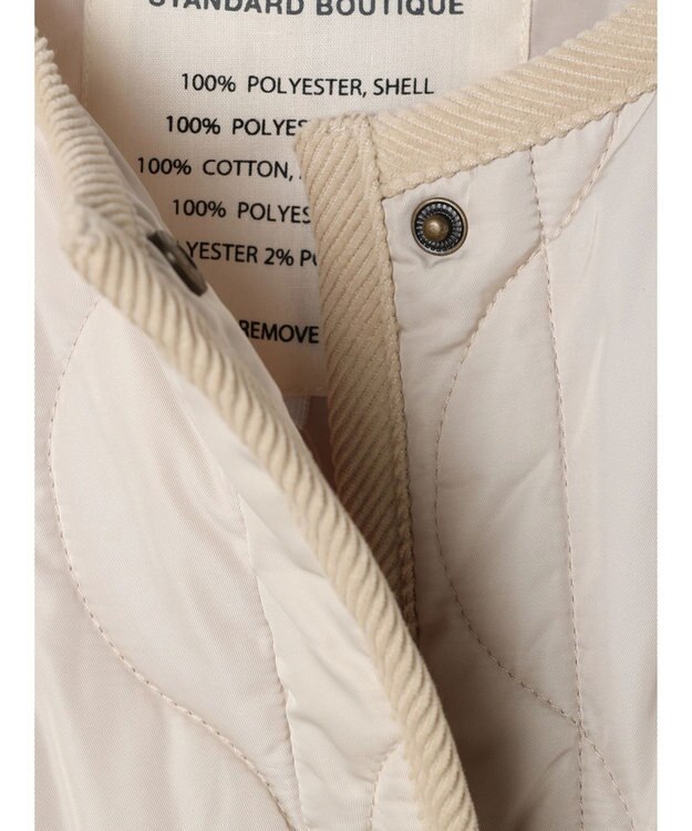 CRAFT STANDARD BOUTIQUE キルティングミドル丈コート Ivory