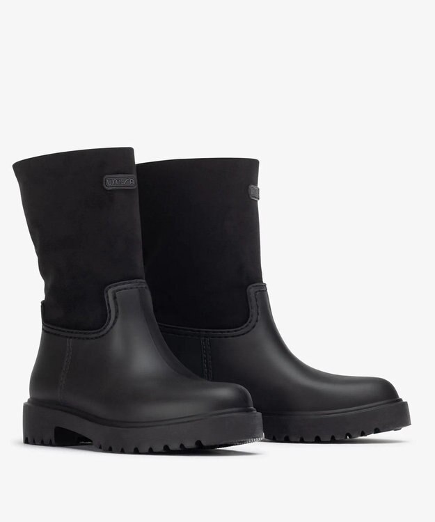 BONTRE 【UNISA/ウニサ】ファーラバーブーツ/GASCON-UA ブラック