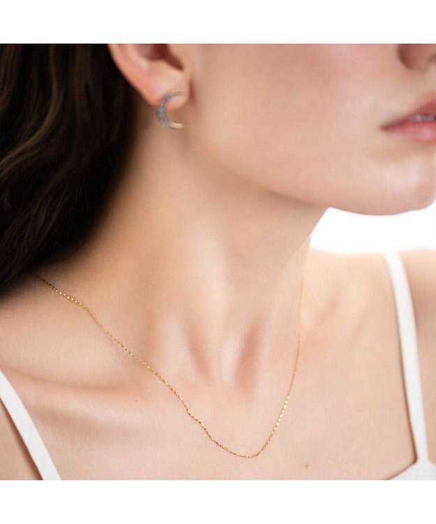 blancotokyo 【金属アレルギー対応】ペタルチェーンネックレス Resplandor ゴールド