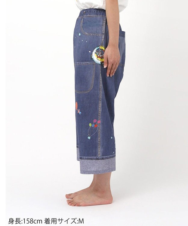 tsumori chisato SLEEP ツモリチサト ボトムス ルームウエア 8分丈 綿100%(本体) 楊柳素材 レディース UOT248 /ワコール コン