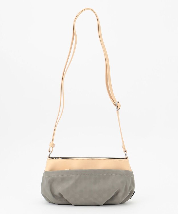 Y'SACCS Polka Dots　タックラウンドポシェット グレージュ