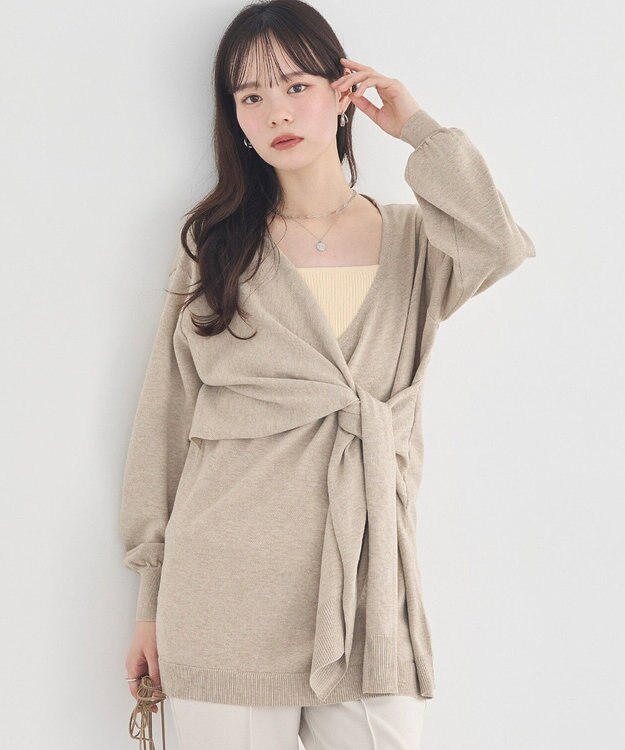 earth music&ecology カシュクールムスビニット Beige