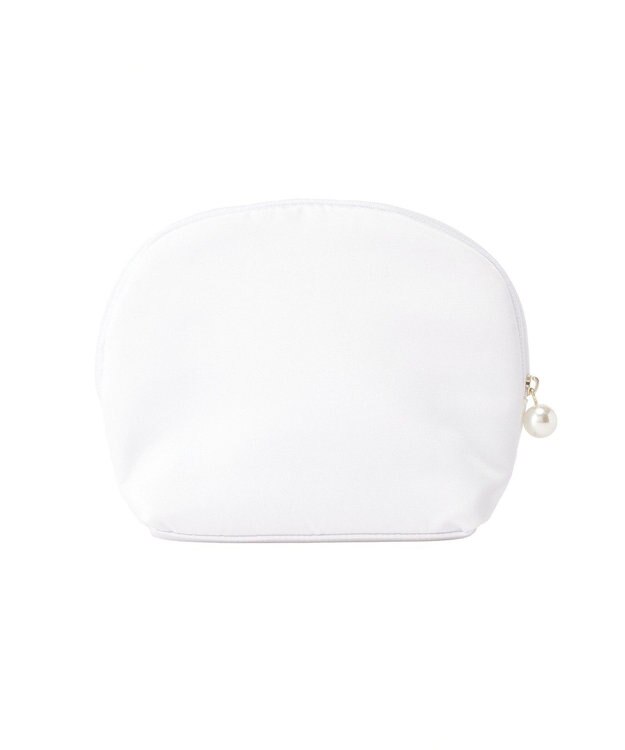 Maison de FLEUR ドットチュールラウンドポーチ Off White
