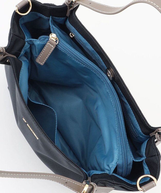 LA BAGAGERIE ポリエステルキャンバス　2WAYミニトート ネイビー