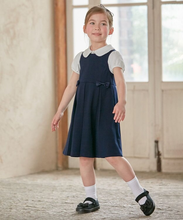 ANY KIDS ジャンパースカート ネイビー