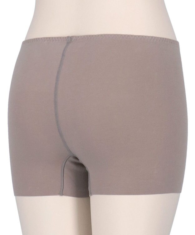 Wing あったかインナーボトム 綿100％(肌側) アウターにひびきにくい 一枚ばき可能 【綿の贅沢 ここちフラット】 1分丈 秋 冬 ER4173 ウイング／ワコール ブラウン