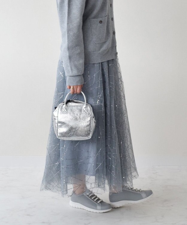 Bridget Birkin 【Bridget Birkin】ラメストーンスニーカー グレー