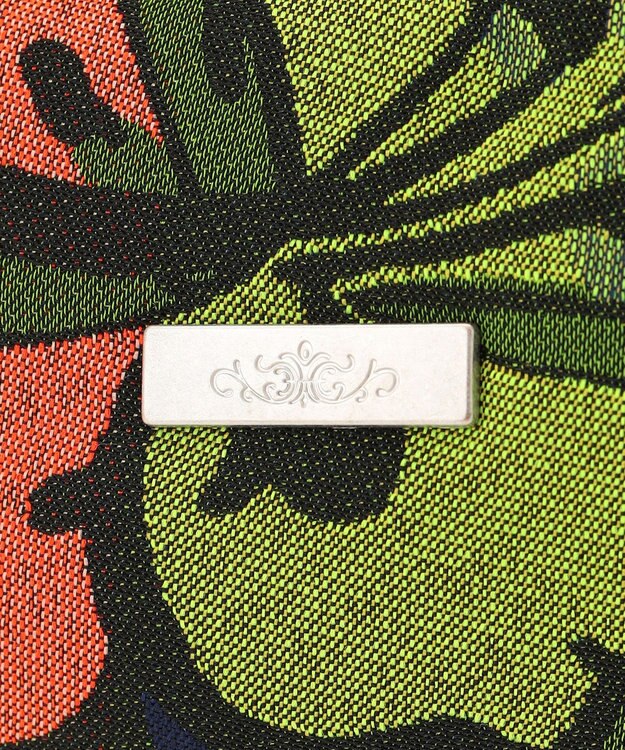 GRACE CONTINENTAL Fabricスクエアポーチ ピンク