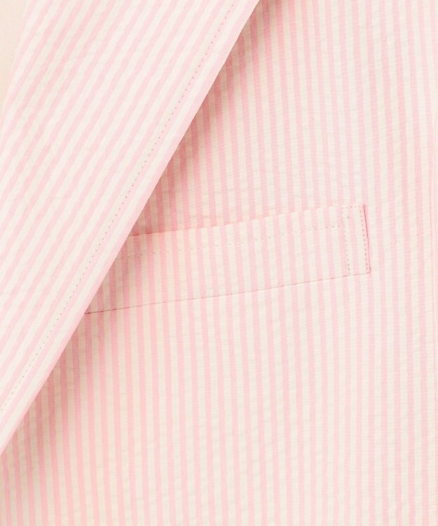 J.PRESS MEN 【定番】シアサッカー ジャケット ピンク系1