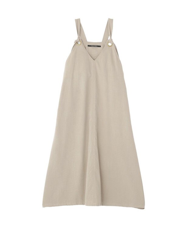 YECCA VECCA ベルトストラップサロペット Beige