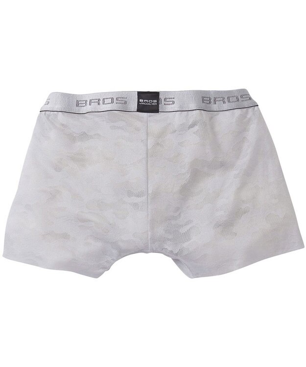 WACOAL MEN ボクサーパンツ 「レースボクサー」 通気性 フロント快適グラマラス 前閉じ GT3340 /ブロス バイ ワコールメン グレー